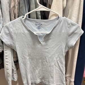 Brandy Melville baby blue Short Sleeve Tee
